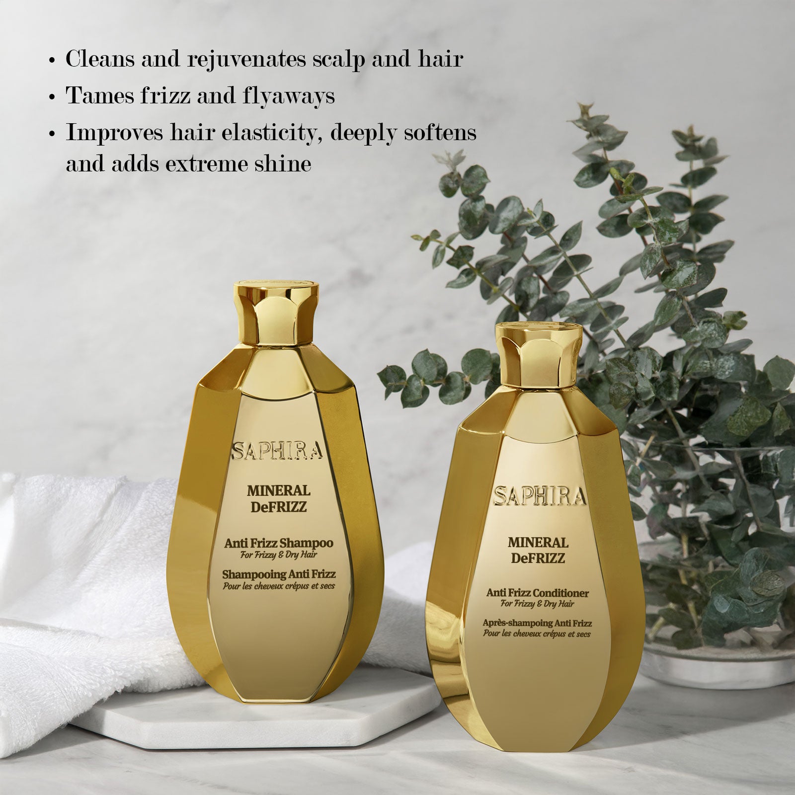 Mineral DeFrizz Anti Frizz Mineral Mud – Saphira Pro