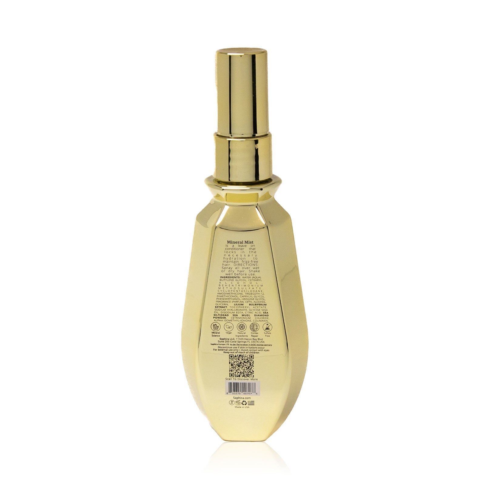 Mineral DeFrizz Mineral Mist – Saphira Pro