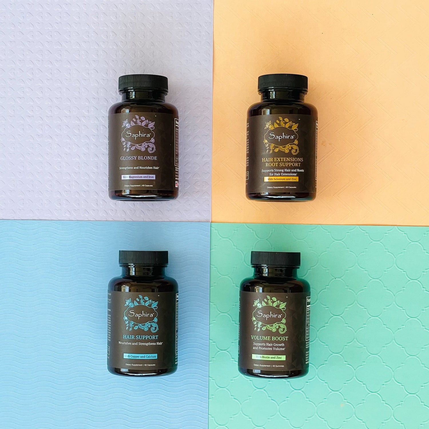 Saphira Range of Hair Supplements