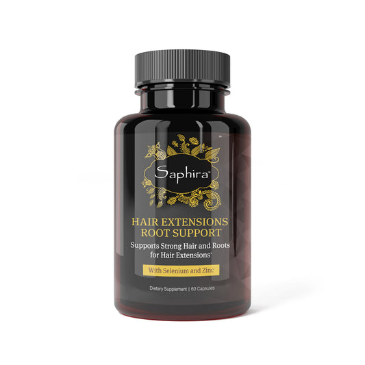 Hair Extensions Root Support Supplements & Vitamins - Strong Hair and Roots for Hair Extensions with Selenium & Zinc